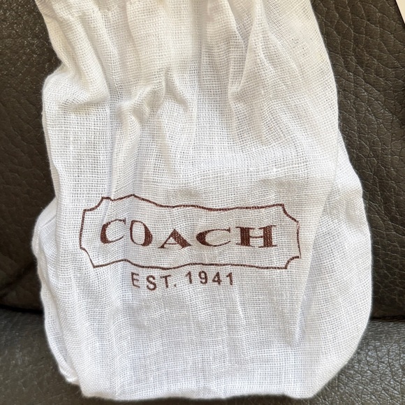 Coach French Bulldog Vintage Keychain - Gray and White - Picture 2 of 8